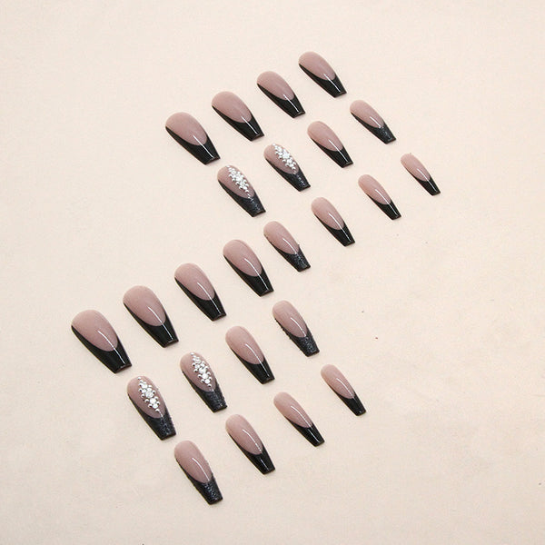 12 Sizes-24 Pcs Press On Nails Z595
