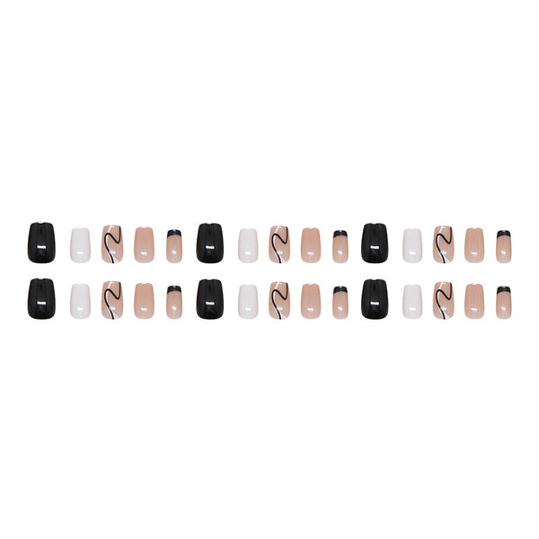 12 Sizes-24 PcsPress On Nails R955