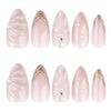 12 Sizes-24 Pcs Press On Nails JP4019