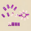 12 Sizes-24 Pcs Press On Nails Y1781