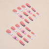 12 Sizes-24 Pcs Press On Nails W493