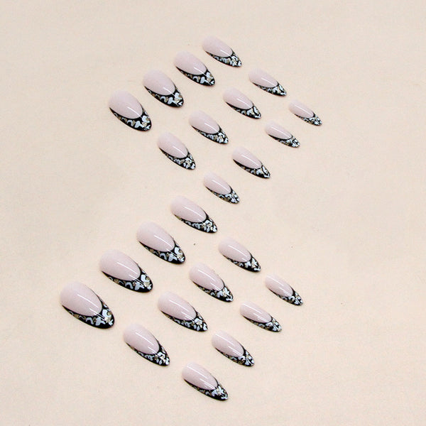 12 Sizes-24 Pcs Press On Nails W750