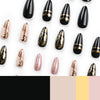 12 Sizes-24 Pcs Press On Nails JP2829
