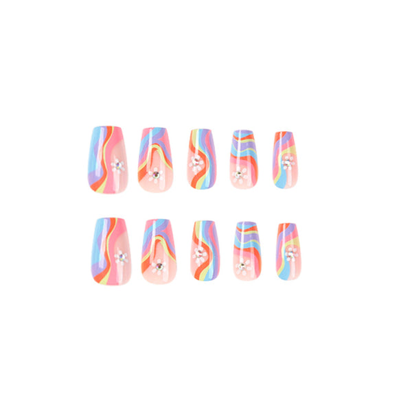 12 Sizes-24 Pcs Press On Nails JP2024