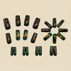 12 Sizes-24 Pcs Press On Nails Y1553