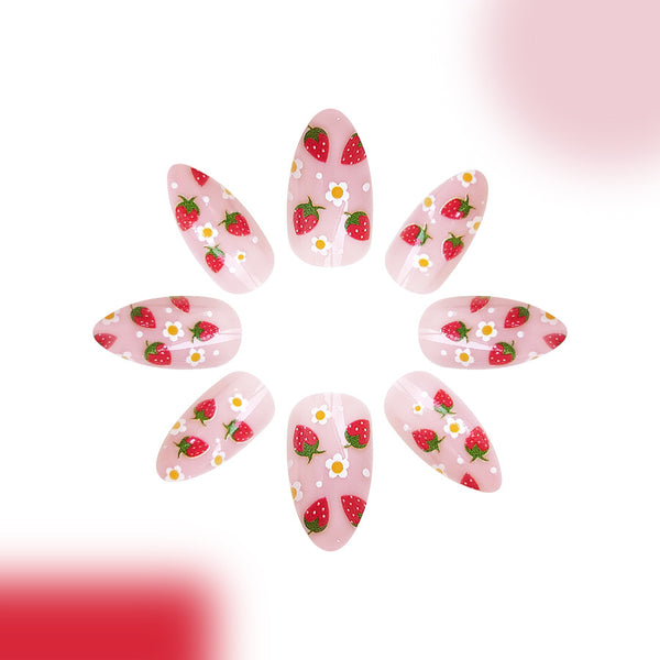 12 Sizes-24 Pcs Press On Nails C353