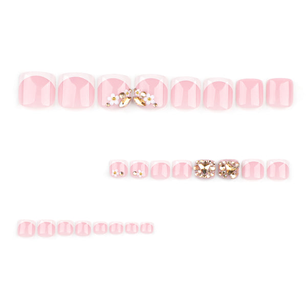 12 Sizes-24 Pcs Press On Nails JP3349