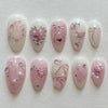 12 Sizes-24 Pcs Press On Nails Z936