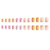 12 Sizes-24 Pcs Press On Nails C030