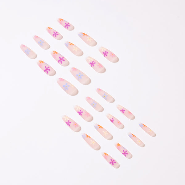 12 Sizes-24 Pcs Press On Nails JP1156