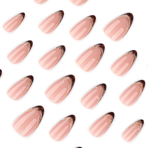 12 Sizes-24 Pcs Press On Nails JP4168