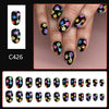 12 Sizes-24 PcsPress On Nails C426