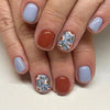12 Sizes-24 Pcs Press On Nails C647
