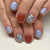12 Sizes-24 Pcs Press On Nails C647