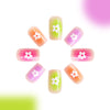 12 Sizes-24 Pcs Press On Nails C447