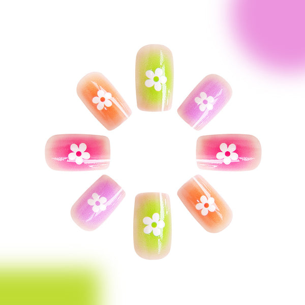 12 Sizes-24 Pcs Press On Nails C447