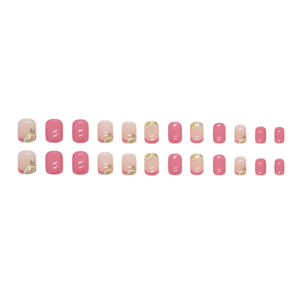12 Sizes-24 Pcs Press On Nails W980