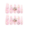 12 Sizes-24 Pcs Press On Nails JP2744