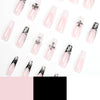 12 Sizes-24 Pcs Press On Nails JP1598