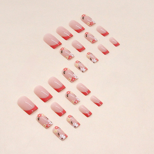 12 Sizes-24 Pcs Press On Nails W751