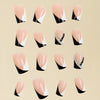 12 Sizes-24 Pcs Press On Nails D013