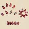 12 Sizes-24 Pcs Press On Nails Y1324