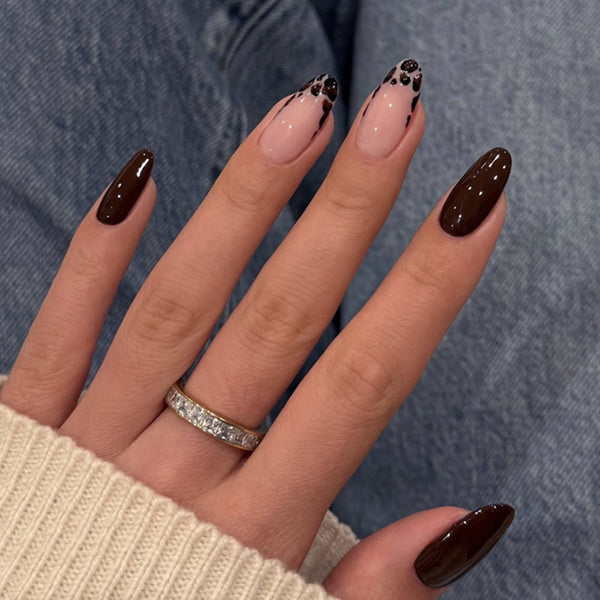 12 Sizes-24 Pcs Press On Nails JP4182