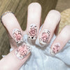 12 Sizes-24 Pcs Press On Nails R639
