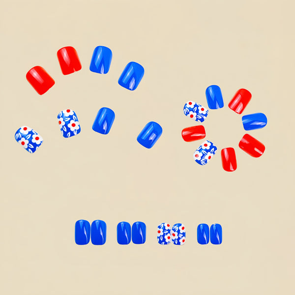 12 Sizes-24 Pcs Press On Nails Y747