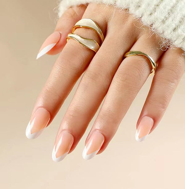 12 Sizes-24 Pcs Press On Nails JP2047