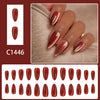 12 Sizes-24 Pcs Press On Nails C1446