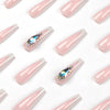 12 Sizes-24 Pcs Press On Nails JP1725