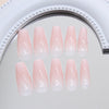 12 Sizes-24 Pcs Press On Nails R485