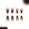 12 Sizes-24 Pcs Press On Nails C1303