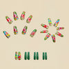 12 Sizes-24 Pcs Press On Nails Y615