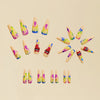 12 Sizes-24 Pcs Press On Nails Y208