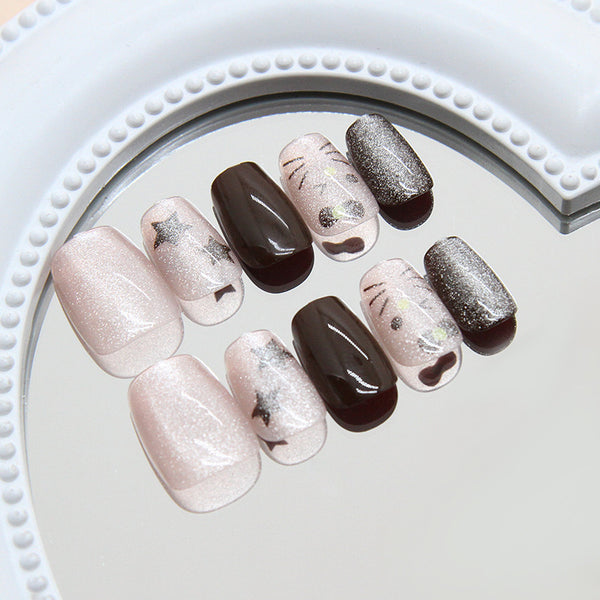 12 Sizes-24 Pcs Press On Nails MY140