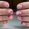 12 Sizes-24 Pcs Press On Nails C290