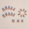 12 Sizes-24 Pcs Press On Nails Z784