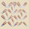 12 Sizes-24 Pcs Press On Nails Y1438