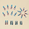 12 Sizes-24 Pcs Press On Nails Y078