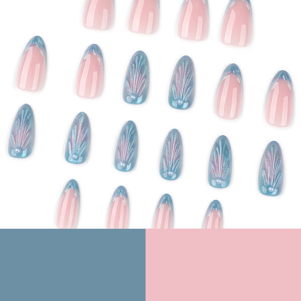 12 Sizes-24 Pcs Press On Nails JP3904