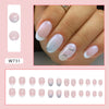 12 Sizes-24 Pcs Press On Nails W731
