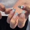 12 Sizes-24 Pcs Press On Nails JP3641