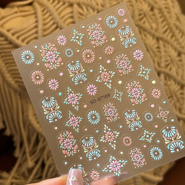 5D Nail Art Sticker 5DST169