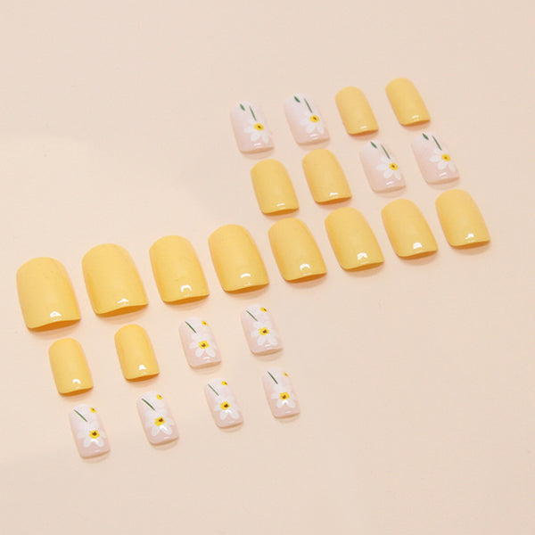 12 Sizes-24 Pcs Press On Nails W1627