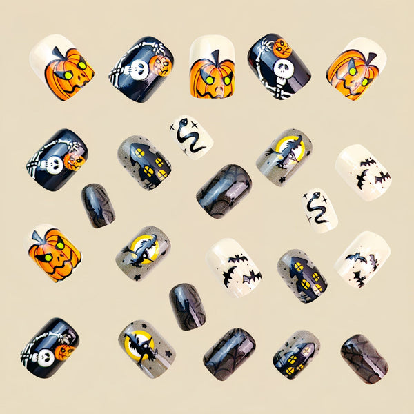 12 Sizes-24 Pcs Press On Nails Y142
