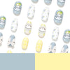 12 Sizes-24 Pcs Press On Nails JP1375