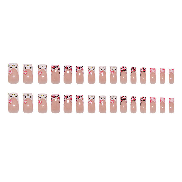 30 Pcs Press On Nails W2129