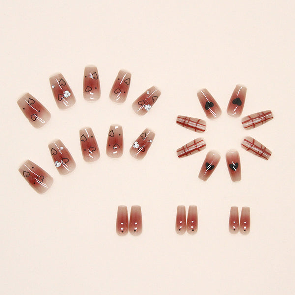 12 Sizes-24 Pcs Press On Nails Z569